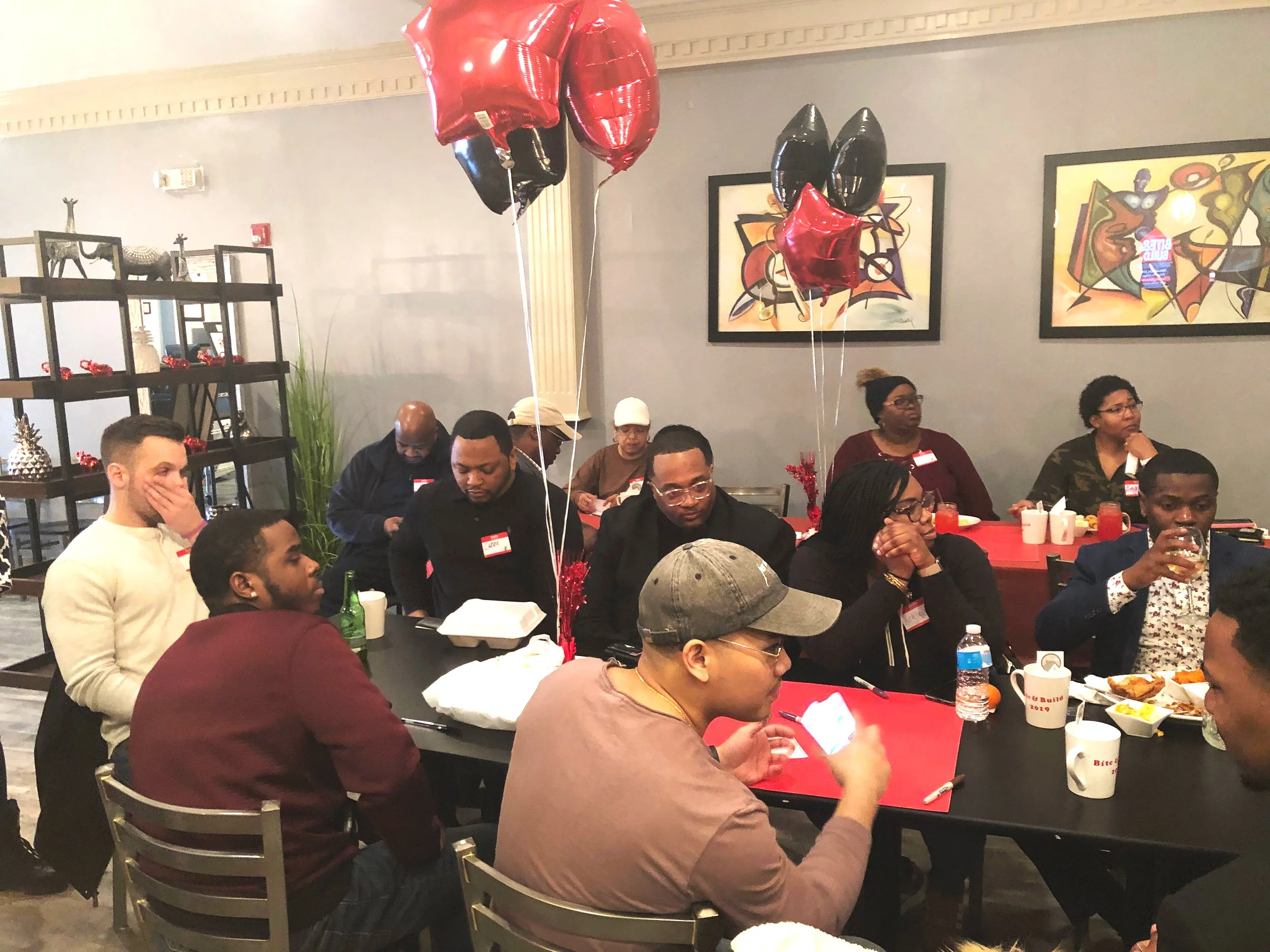 Attendants at a Better Living Interest, LLC. Bite and Build Workshop.