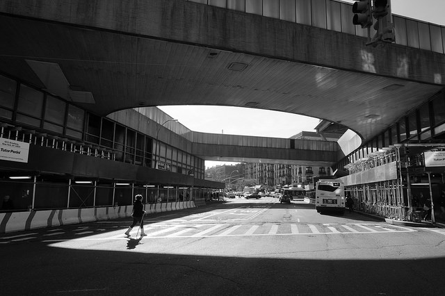 The George Washington Bridge Bus Terminal