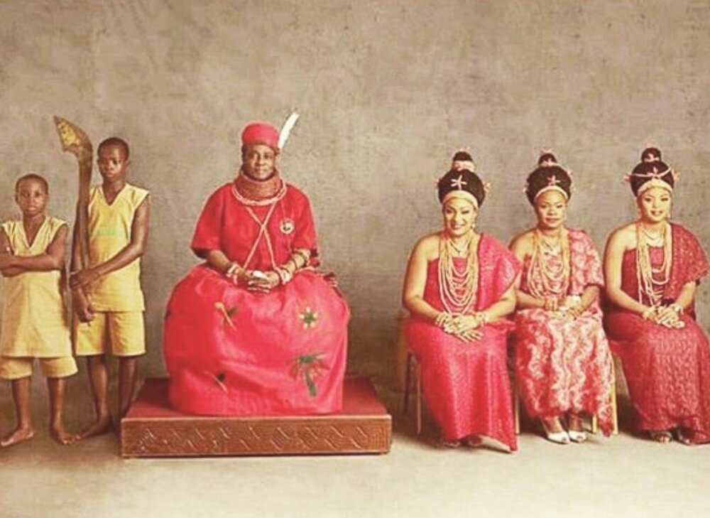 The Omo N'Oba and his Beautiful Wives