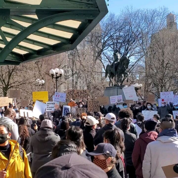 We're stronger as one!

Stand Together Against Racism.

Union Square Park, New York, NY

#stopasianhate #stopaapihate✊🏻✊✊🏼✊🏽✊🏾✊🏿