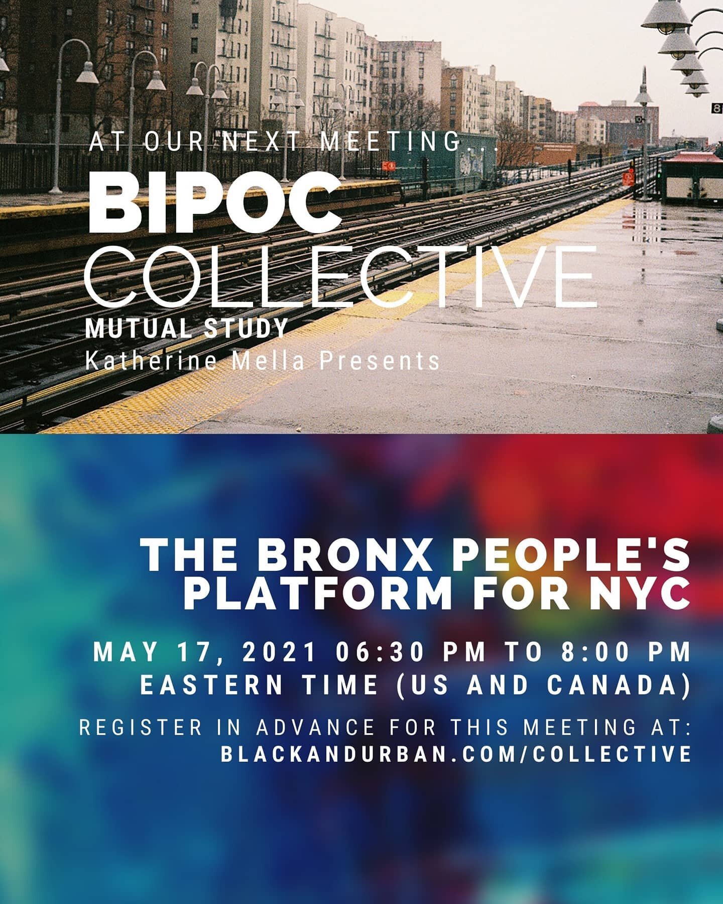 Registration and More Information

Katherine Mella (Director of the Planning and Policy Lab at the Bronx Cooperative Development Initiative) will discuss her work coordinating the Bronx-wide Coalition, a group of community, faith, and labor organizat