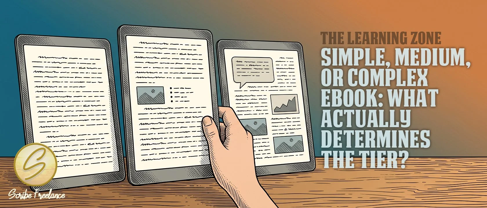 Simple, Medium, or Complex Ebook: What Actually Determines the Tier?