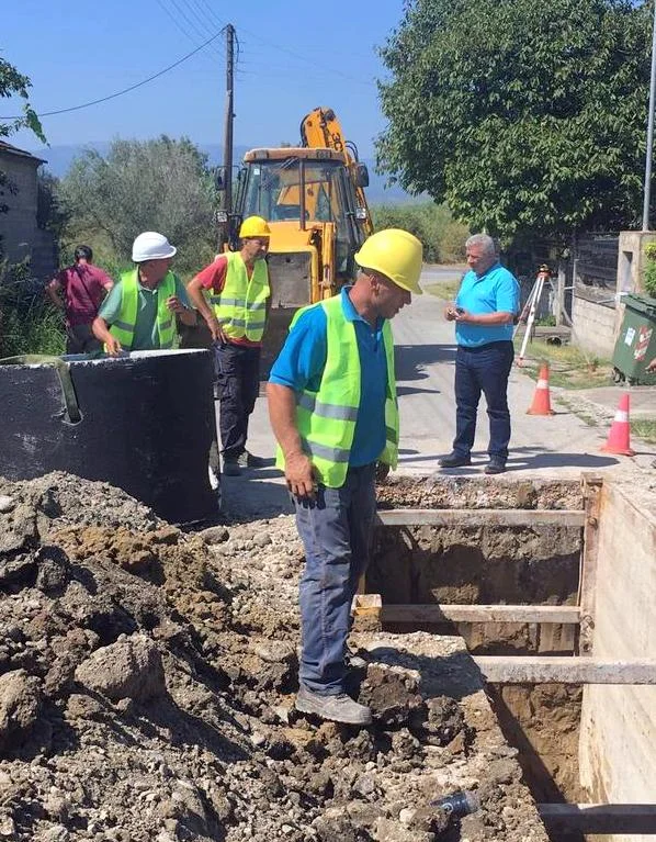 Ξεκίνησε το αποχετευτικό στη Μελίκη