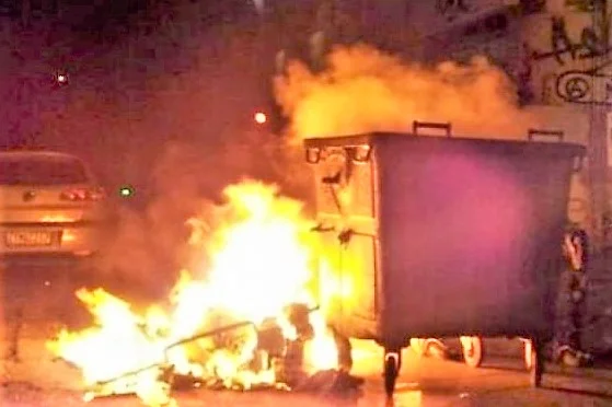 Μια φωτιά σε κάδο… και ένας σύγχρονος Νέρων!