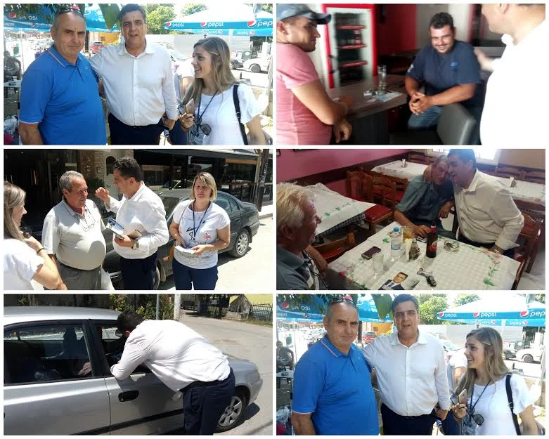 Επίσκεψη ενημέρωσης σε αγροτικές περιοχές από τον υποψήφιο βουλευτή Φώτη Κουτσουπιά
