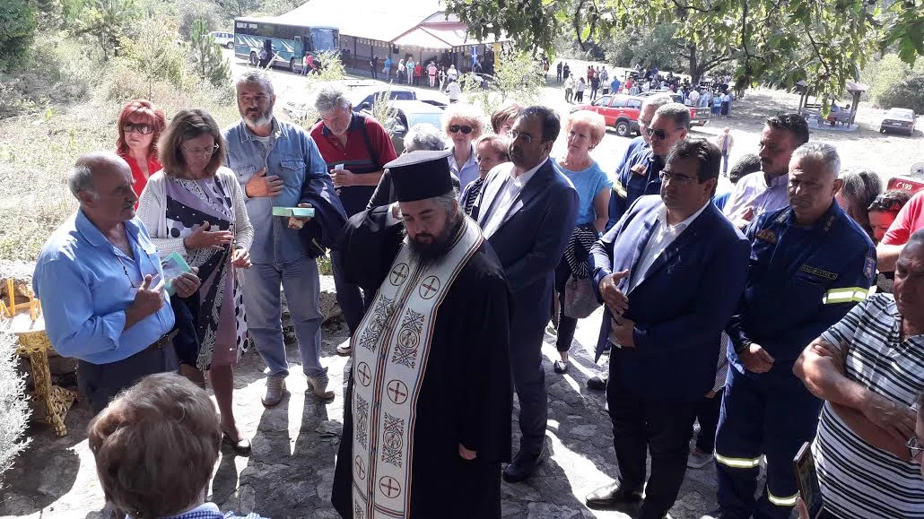 Γιορτάστηκαν τα εννιάμερα της Παναγίας στα 'Πριόνια'