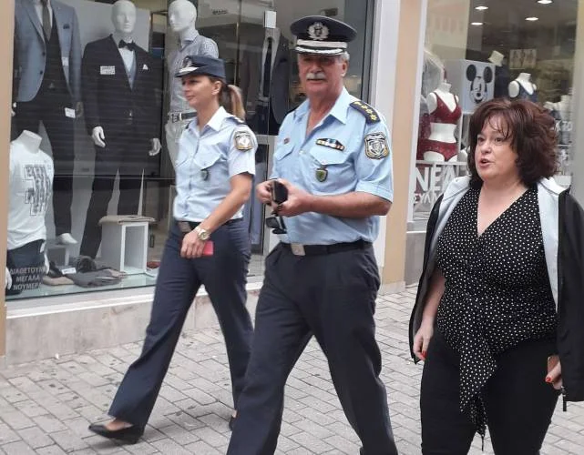 Θέματα πεζόδρομου από την πρόεδρο και τον αστυνομικό διευθυντή