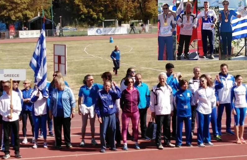 Πολλά μετάλλια για την ελληνική αποστολή στο βαλκανικό στίβου μάστερ του Βουκουρεστίου