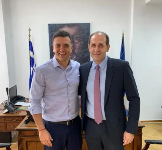 Προσωπικό στις μονάδες Υγείας και νέα πτέρυγα, στην ατζέντα της συνάντησης Βεσυρόπουλου-Κικίλια