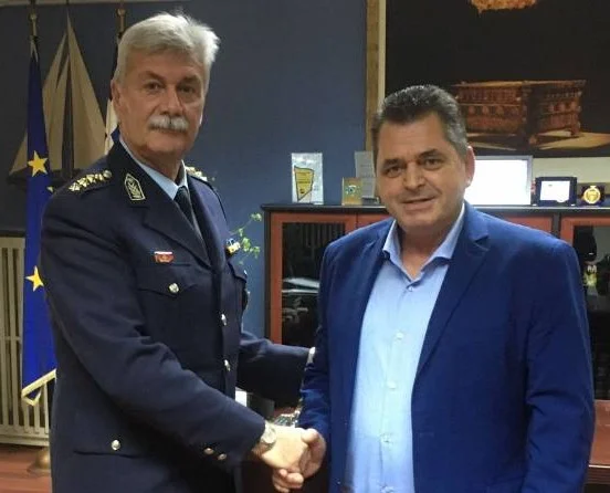 Εθιμοτυπική επίσκεψη Διονύση Κούγκα στον Κώστα Καλαϊτζίδη