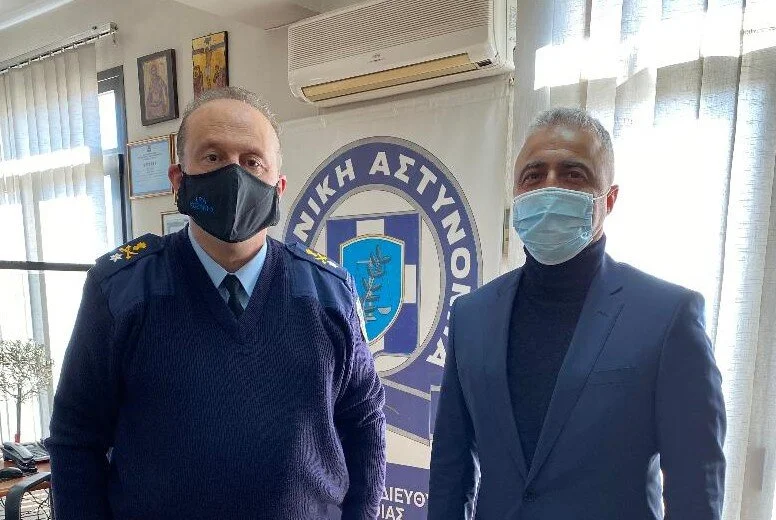 Ευχές Λάζαρου Τσαβδαρίδη στον νέο αστυνομικό διευθυντή Ημαθίας