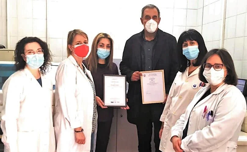 Διπλή πιστοποίηση ποιότητας στο βιοπαθολογικό τμήμα του νοσοκομείου Νάουσας