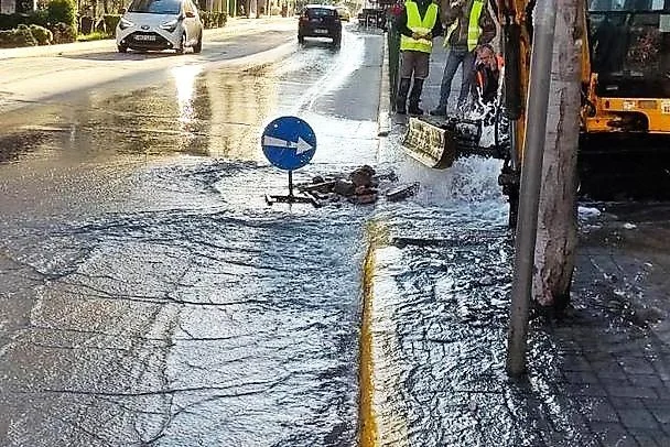 Βέροια. Ολιγόωρη διακοπή νερού στο κέντρο λόγω βλάβης
