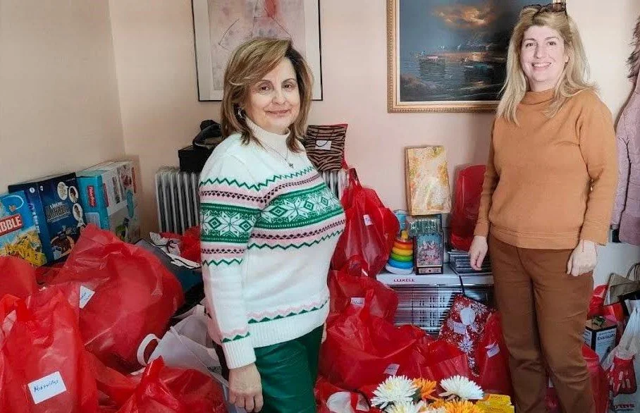 Όμιλος προστασίας παιδιού Βέροιας. Δέματα για το πασχαλινό τραπέζι 55 οικογενειών