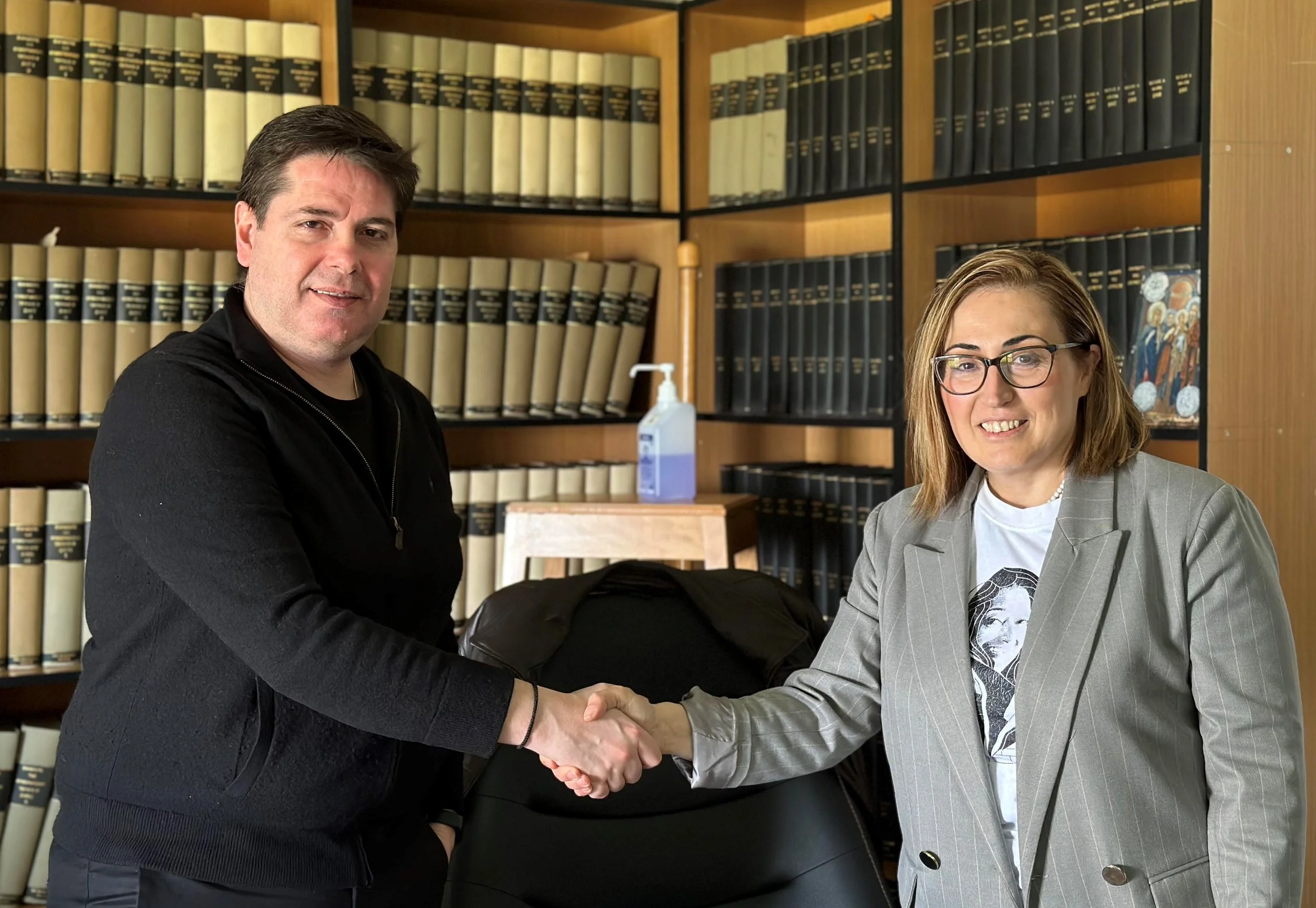 Επίσκεψη Στέλλας Αραμπατζή στο νοσοκομείο Νάουσας