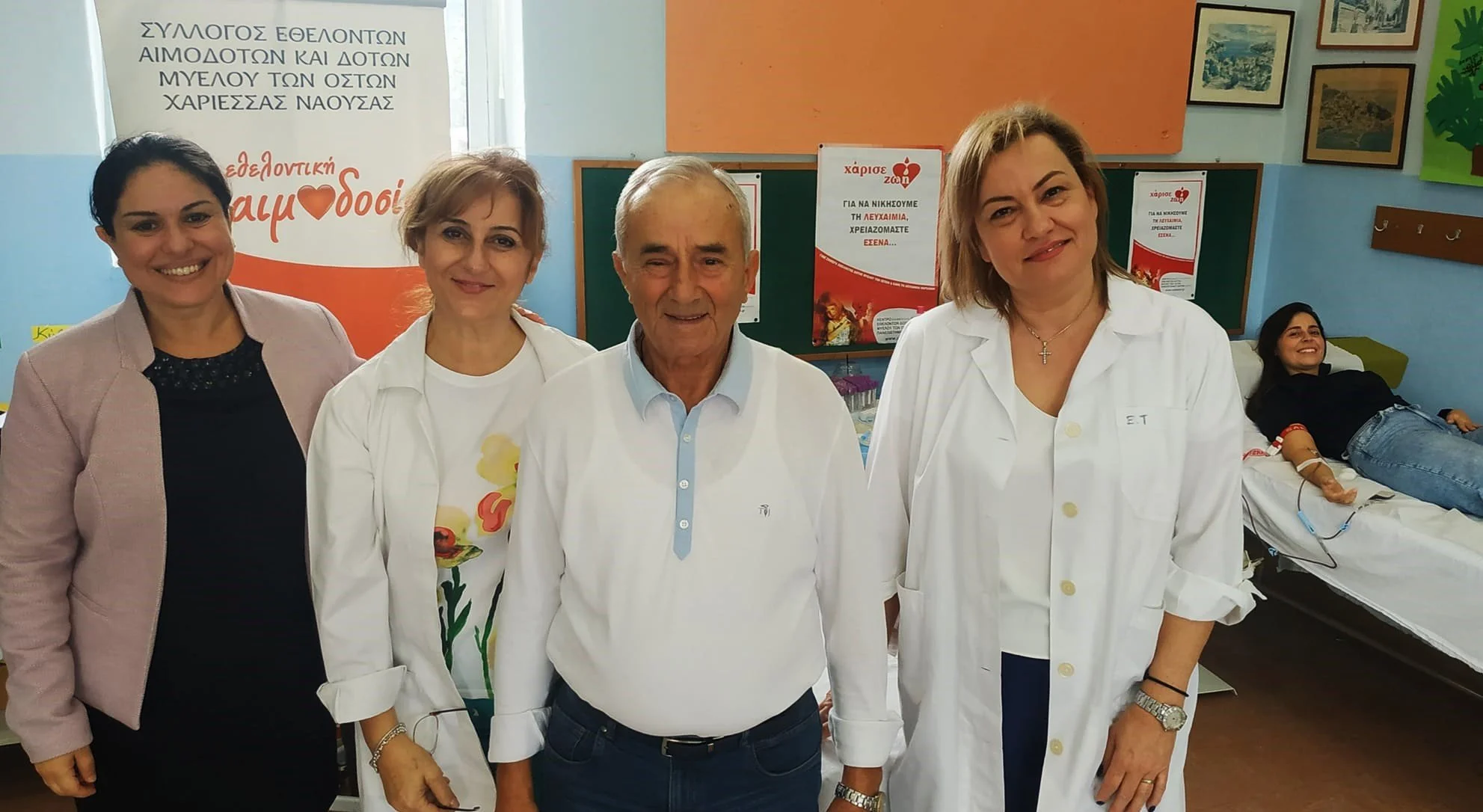 Με επιτυχία άλλη μια εθελοντική αιμοδοσία του συλλόγου αιμοδοτών Χαρίεσσας