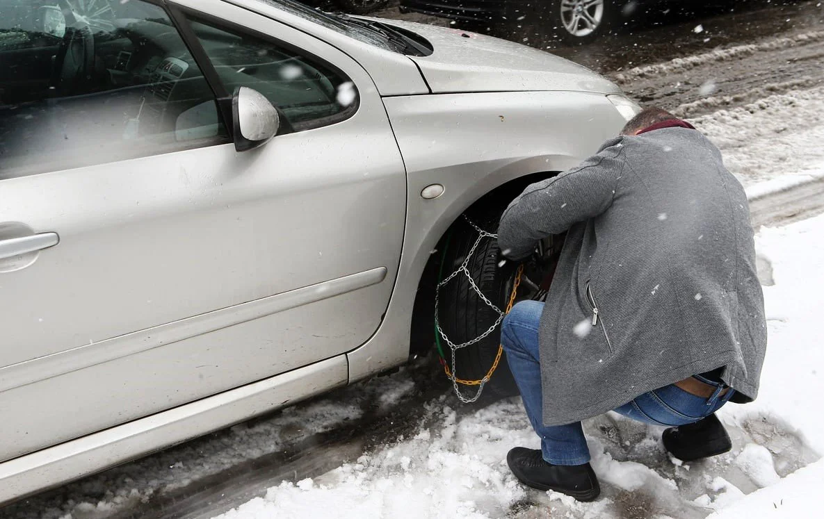 Υποχρεωτικές οι αλυσίδες ή χιονολάστιχα στην κακοκαιρία