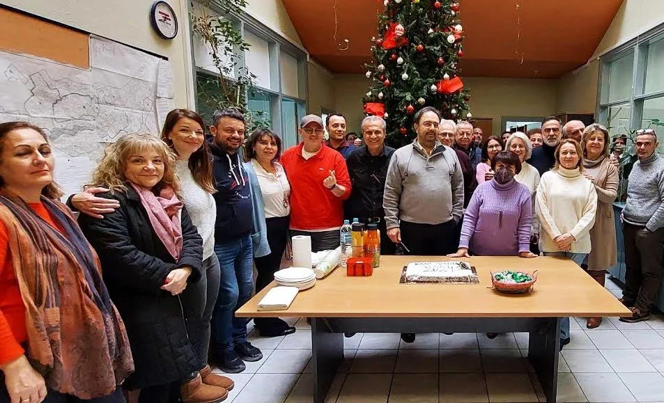 Κοπή πίτας στην Πολεοδομία του δήμου Βέροιας