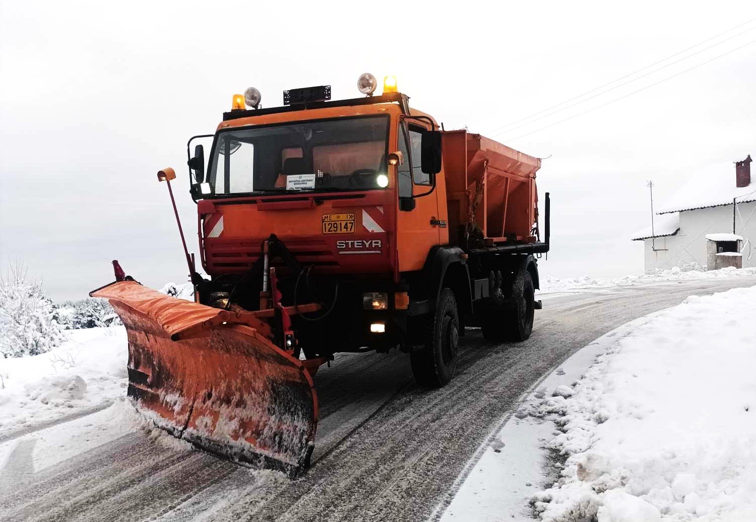 Καθαροί οι δρόμοι προς Σέλι και 3-5 Πηγάδια. Προσοχή στον πρωινό παγετό