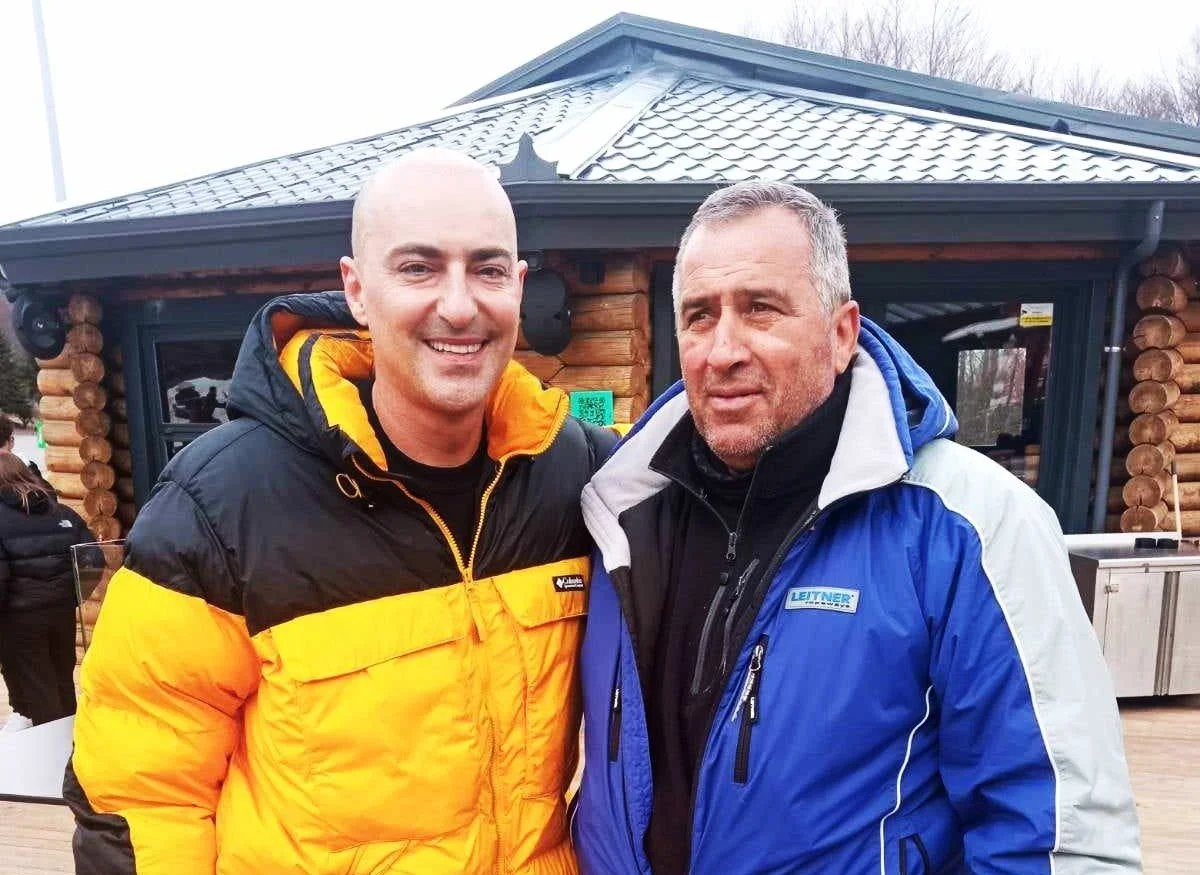 Για σκι στα 3-5 Πηγάδια ο Θανάσης Αλευράς!