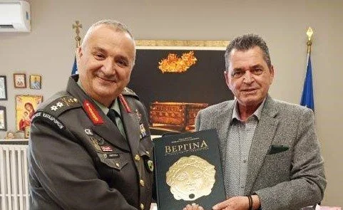 Ο νέος διοικητής της Μεραρχίας στον αντιπεριφερειάρχη