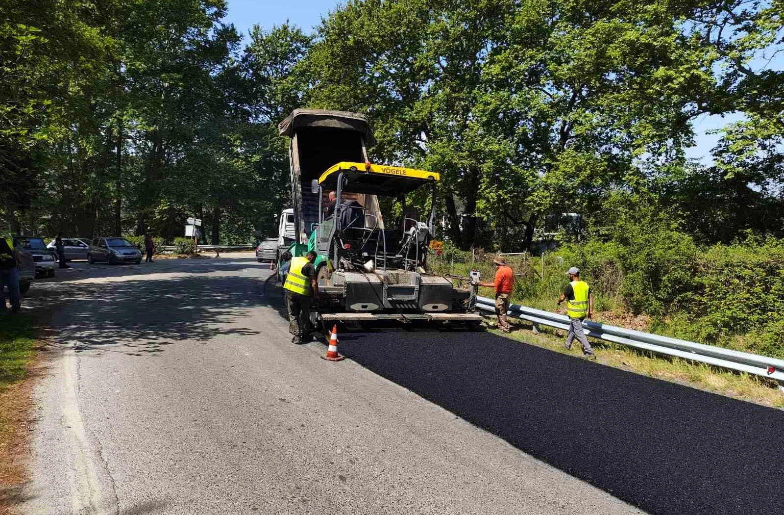 Π.Ε. Ημαθίας. Βελτιώσεις στον δρόμο Βέροια-Κυψέλη