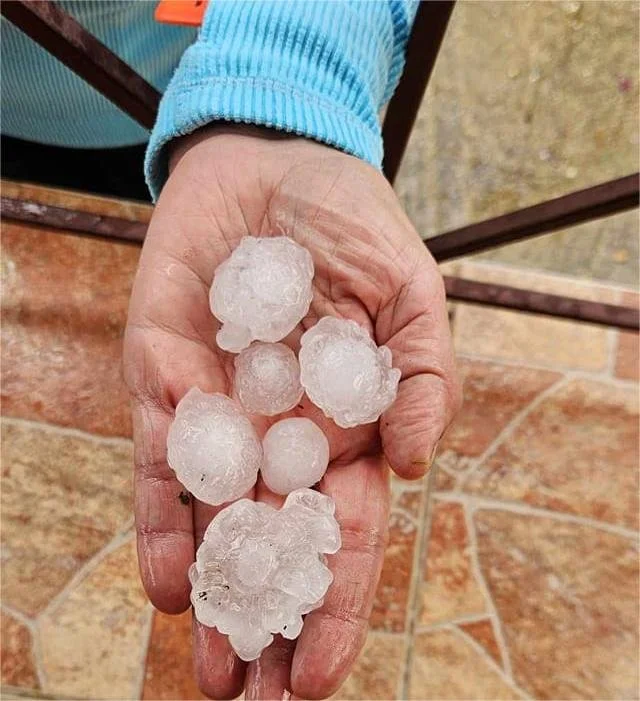 Σφοδρή χαλαζόπτωση στην Αλμωπία!