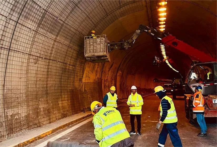 Διακοπή κυκλοφορίας σε σήραγγες της Πιερίας