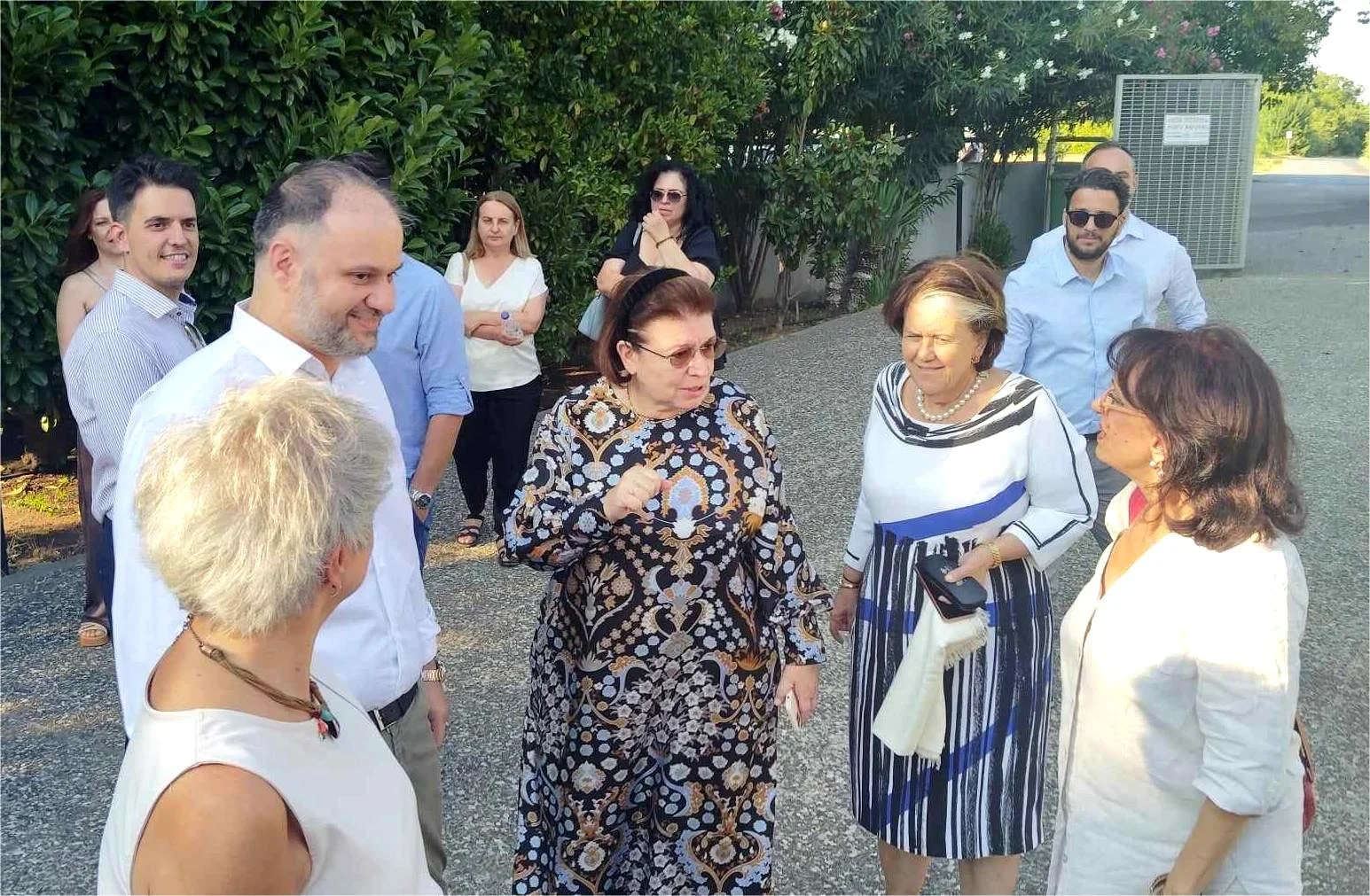 Η Παναγιωταρέα με Μενδώνη στη Σχολή Αριστοτέλους