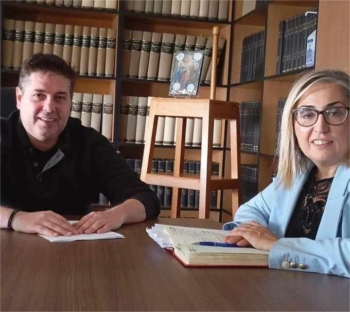 Στέλλα Αραμπατζή. Επίσκεψη στο νοσοκομείο Νάουσας και στα νέα ΤΕΠ που ανακαινίζονται