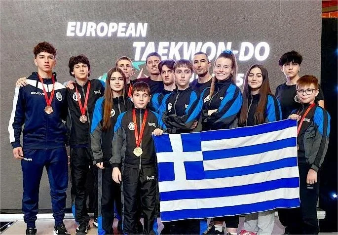 Naoussa Taekwon-do. Δυναμική εμφάνιση με 8 μετάλλια στο ευρωπαϊκό κύπελλο!