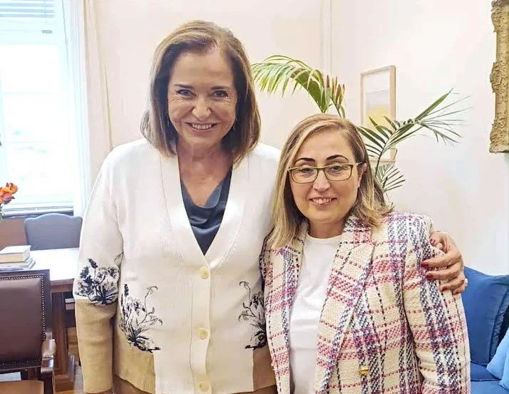 Στέλλα Αραμπατζή. Με Ντόρα Μπακογιάννη για κρίσιμα ζητήματα της Ημαθίας