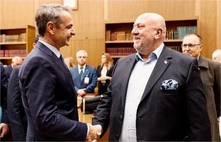 Με την Κυριάκο Μητσοτάκη ο πρόεδρος της ΔΕΕΠ Ημαθίας