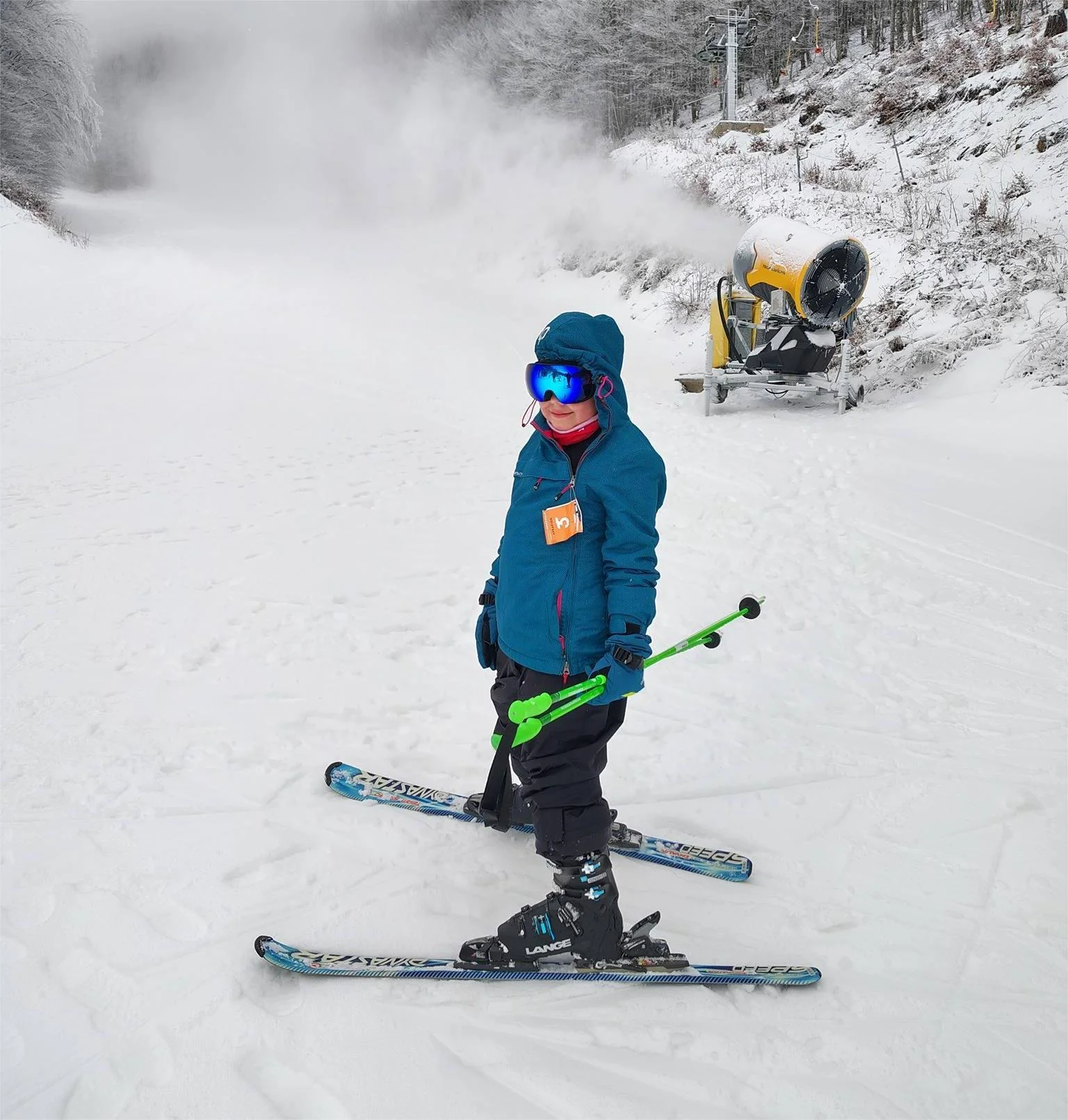 ‘Κανόνι’ η τεχνητή χιόνωση στα 3-5 Πηγάδια!