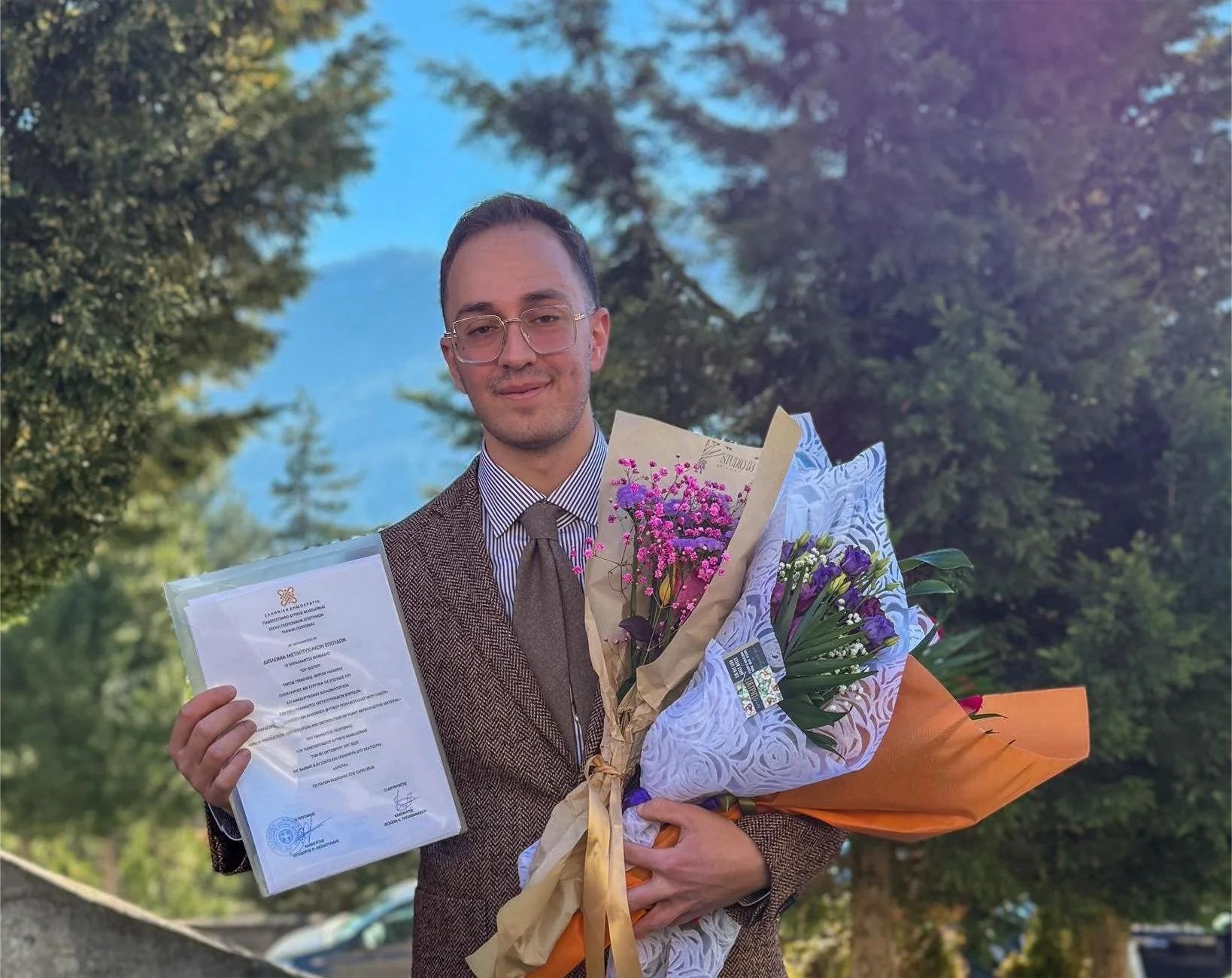 Πρώτος και στο μεταπτυχιακό ο Χαράλαμπος!