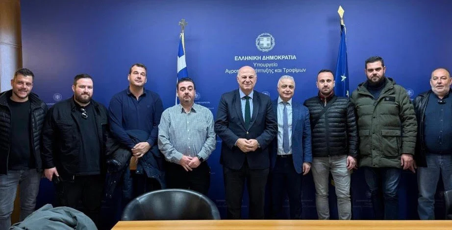 Τσαβδαρίδης. Συνάντηση εργασίας με τον υπουργό και εκπροσώπους του αγροτών