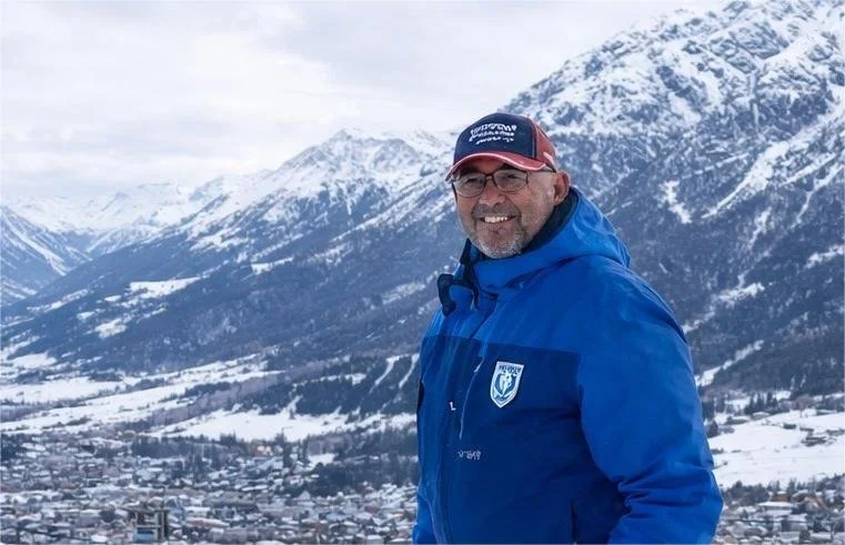 Ανδρέας Παντελίδης. Παρών στα μεγάλα ραντεβού της χιονοδρομίας