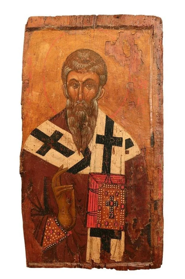 Η εικόνα του Αγίου Βλασίου στο Βυζαντινό Μουσείο