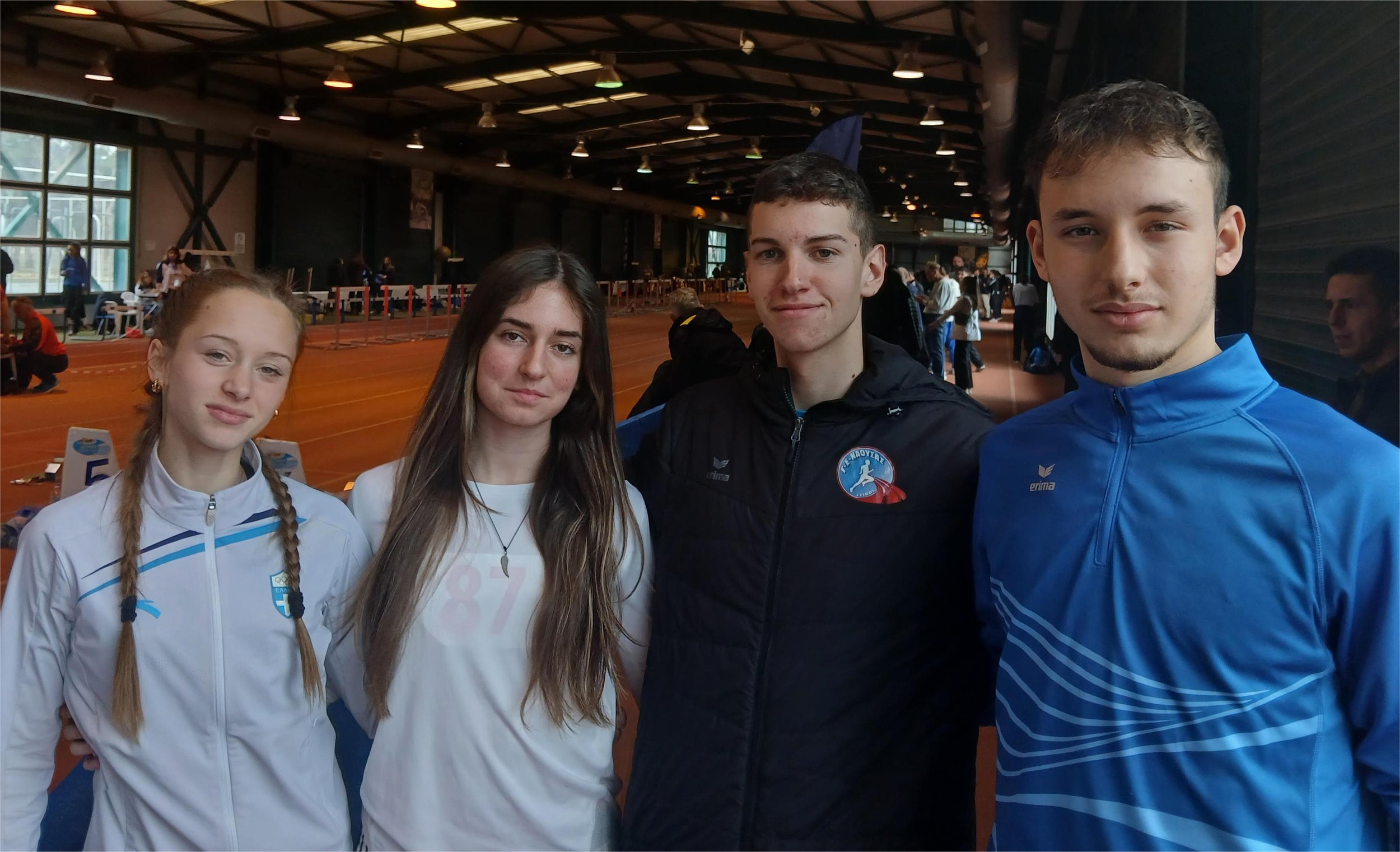 Γ.Ε. Νάουσας. Πολυ καλή παρουσία σε αγώνες κλειστού στίβου