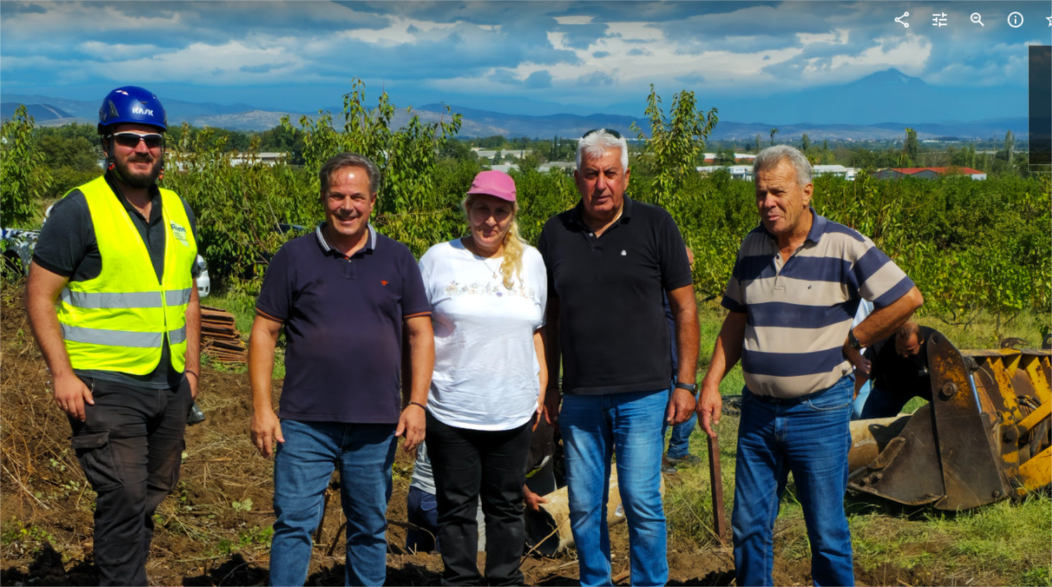 ΤΟΕΒ Νάουσας. Παρουσία Ανδριανού εγκαίνια του φωτοβολταϊκού σταθμού στη Ροδιά