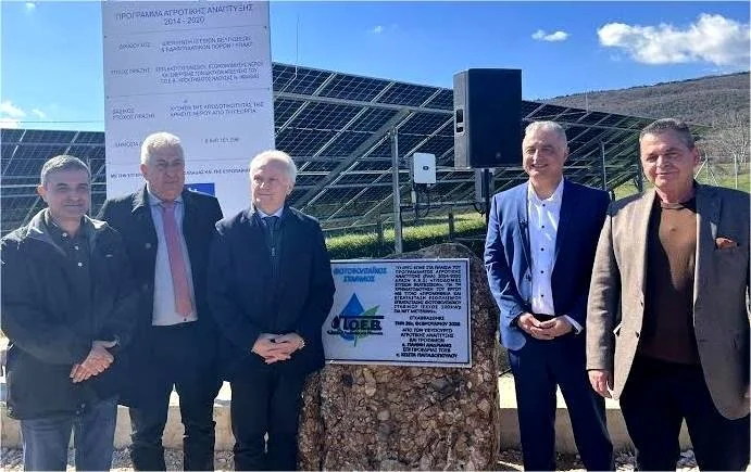 Τσαβδαρίδης: Ισχυρή προστιθέμενη αξία στην αγροτική οικονομία της Νάουσας από το νέο φωτοβολταϊκό του ΤΟΕΒ
