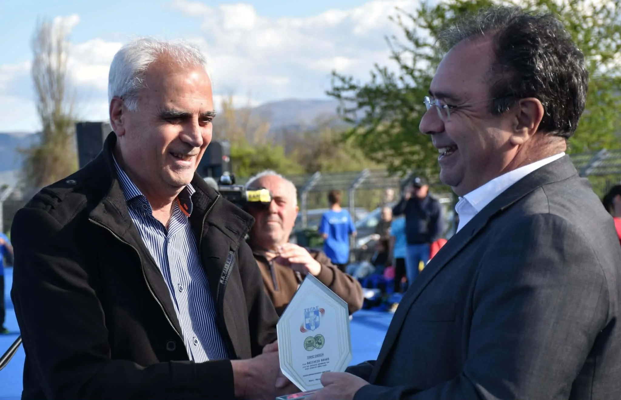 Τίμησαν Νίκο Ουσουλτζόγλου και Βασίλη Βόλκο ΣΕΓΑΣ και δήμος Βέροιας