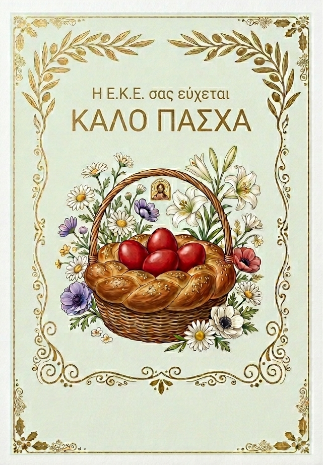 Η Ένωση Κονσερβοποιών Ελλάδας εύχεται Καλό Πάσχα!