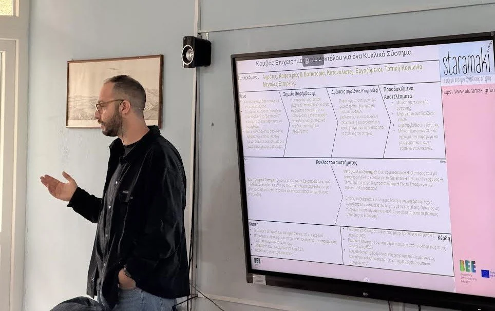 Ευρωπαϊκό έργο BEE. Μαθητές Λυκείου σχεδιάζουν τις δικές τους ‘πράσινες’ επιχειρήσεις