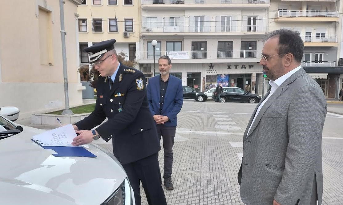 Βέροια. Δωρεά οχήματος από τον δήμο στη διεύθυνση Αστυνομίας