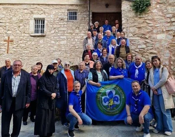 Οι παλαιοί πρόσκοποι στο Παγγαίο για την Παναγία Εικοσιφοίνισσα