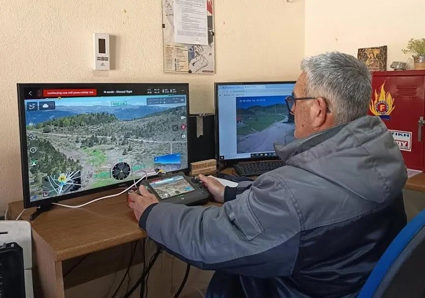 Με drone και φέτος η αντιπυρική προστασία