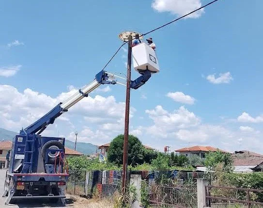 Τεχνητή φωλιά για πελαργούς στα Λευκάδια