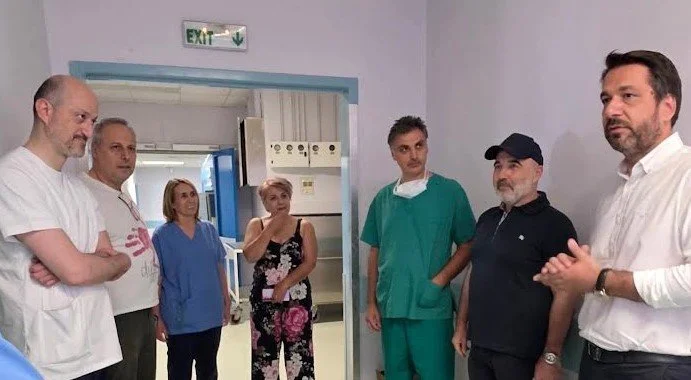 Επίσκεψη Μπαρτζώκα στο αυτόνομο νοσοκομείο Νάουσας