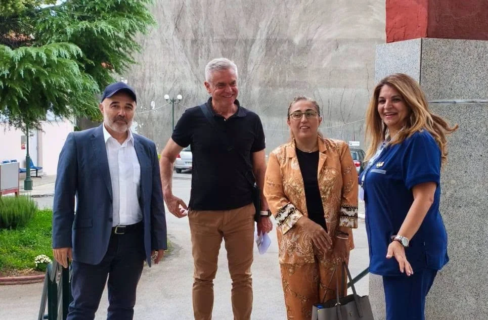 Επίσκεψη Στέλλας Αραμπατζή στο νοσοκομείο Νάουσας